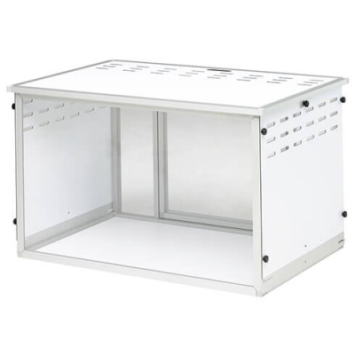 Foldable display case - 76cm - white