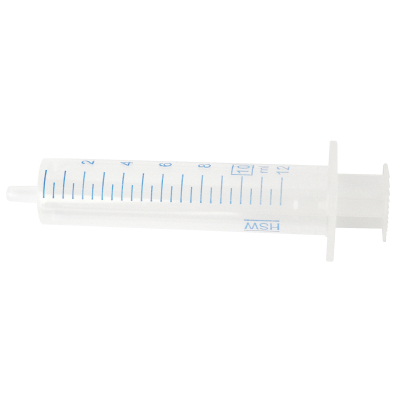 Seringue pour comprimés ou aliments - 10ml - blanc