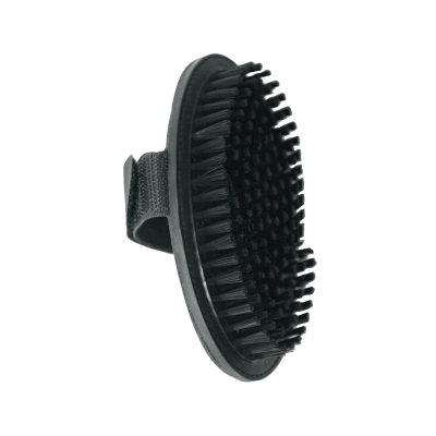 Brosse ovale avec picots en nylon avec sangle 1