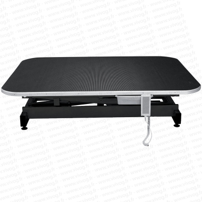 Table de massage électrique - BOIS - 130x100cm - noir