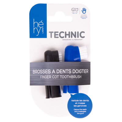 Finger toothbrushes - Héry Technic - Pack of 2