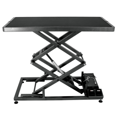 Table de toilettage électrique HAUTE - 125x65cm - noir