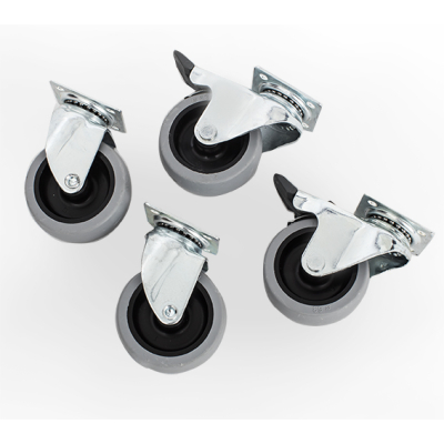 Set of 4 wheels for transport cage - Bracco