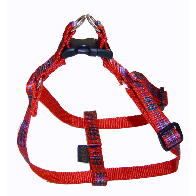 Collier pour chien nylon rond éducation rouge - 65 x 1,3cm 