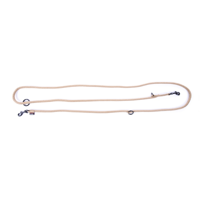 Laisse en cuir rose pour chien - cuir coloré classique et riveté - larg 16mm Long 100cm