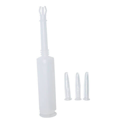 Syringe for tablets or food - white