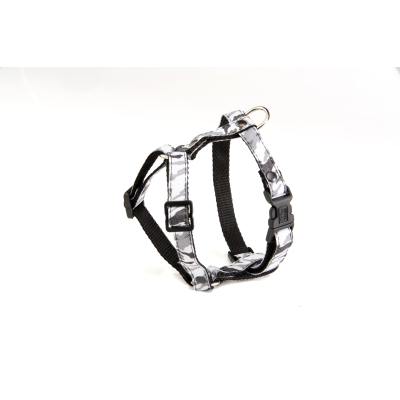 Harnais respirant Mesh pour petit chien et chat - Arka Haok - Taille 2XS - NOIR - tour de poitrail 36 à 40cm - tour de coup 27 à 31cm