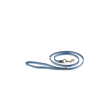 Laisse chat en nylon - Bayadère - 1m - 1cm - bleu