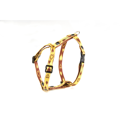 Harnais chat en nylon - Saphron - 25/38cm - 1cm - jaune