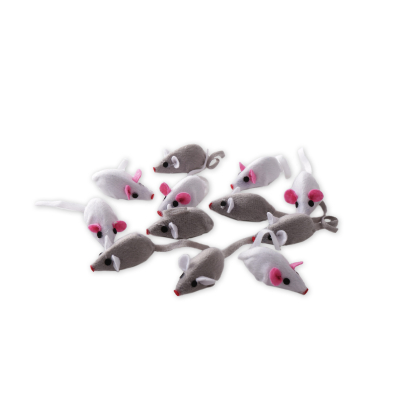Pack de 12 souris - 4cm - multicolore