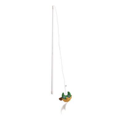 Canne à pêche Hibou - Canacat - 50cm - multicolore