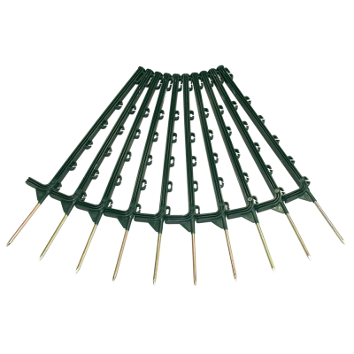 Horizontal fence stakes - 75cm - green