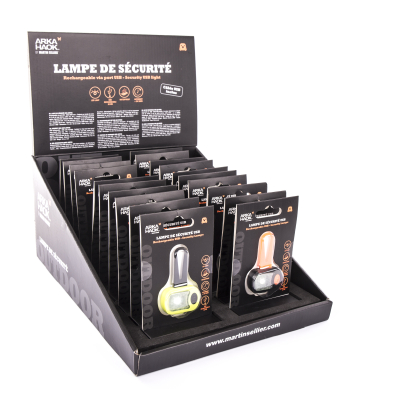 Display 20 pcs lampe de sécurité USB - Outdoor