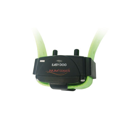 Collier éducateur électronique pour chien - Num'axes Easy Dog soft - vert