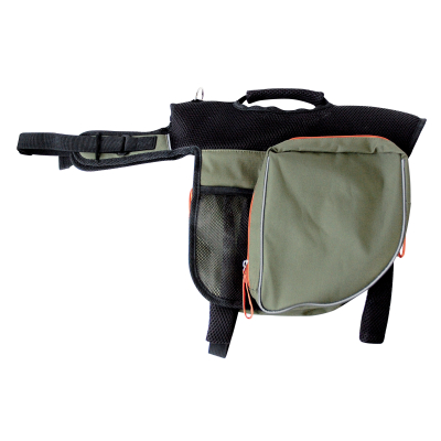 Dog backpack - green