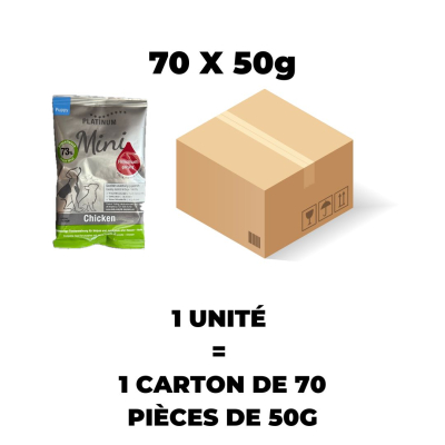 Croquette Platinum Poulet pour chiot - 50g