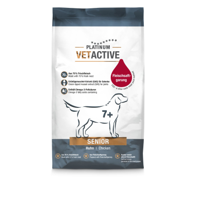 Platinum VetActive Senior Kibble for Dogs - 1.5kg
