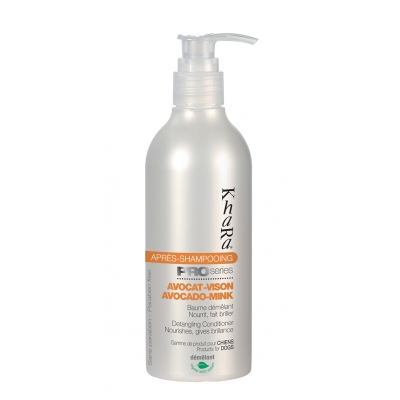 Après-shampooing pour chien Avocat vison Khara