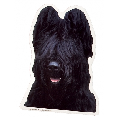 Autocollant Briard - 15cm