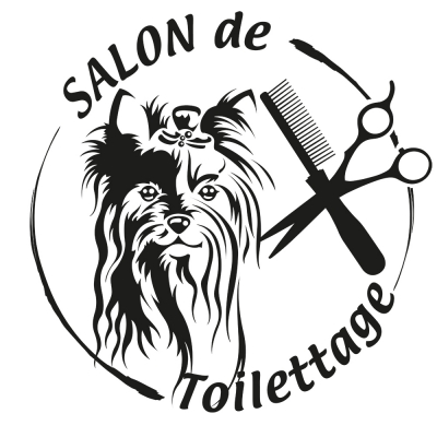 Autocollant marcaron pour salon diam. 40 cm tête york