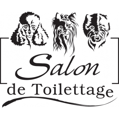 Autocollant Salon de toilettage - Long 50cm x Haut 40cm - 4 coloris