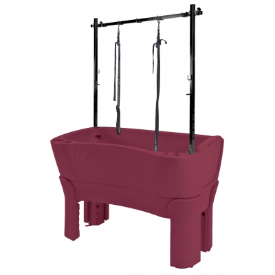 Baignoire pour chien - baignoire toilettage - Poly, simple sur pieds - Vivog ES001 - Marsala