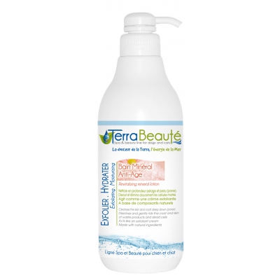 Bain minéral anti-age - shampooing professionnel pour chien et chat - Terra Beauté