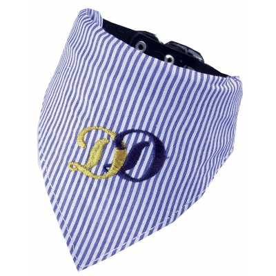 Bandana DD bleu pour chien