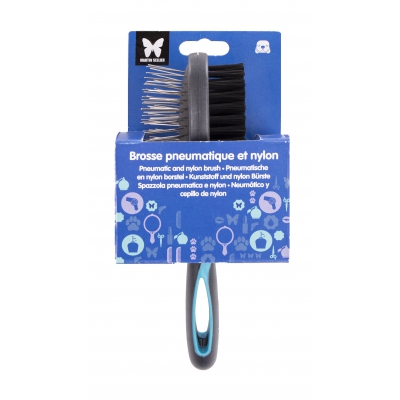Brosse pour chien et chat - brosse double pneumatique