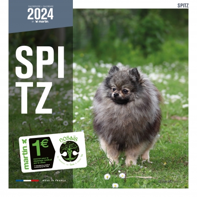 Calendrier chien 2024 - Spitz - Martin Sellier 1