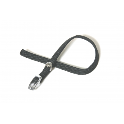 Collier droit élastique pour chat - noir