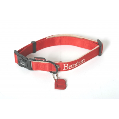 Collier nylon pour chien - Benton rouge