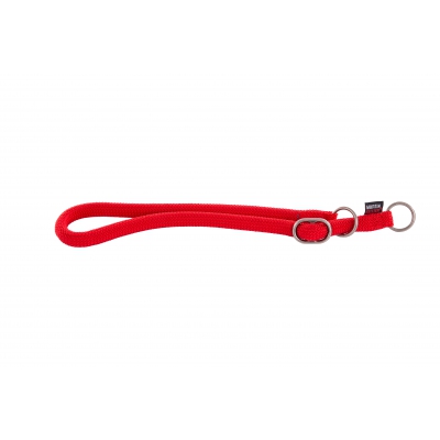 Collier pour chien nylon rond éducation rouge - 65 x 1,3cm  rouge