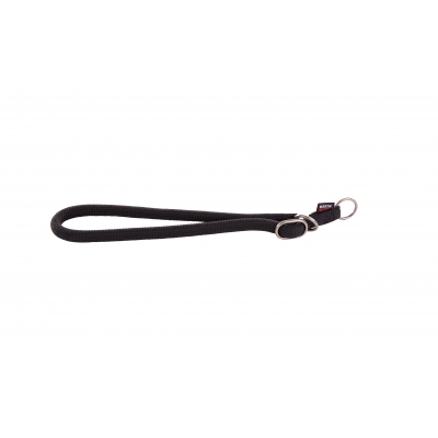 Collier pour chien nylon rond éducation noir - 65 x 1,3cm  