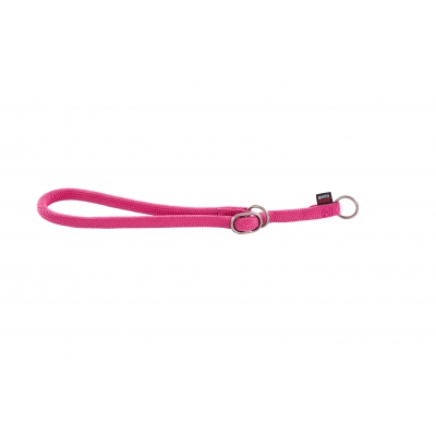 Collier pour chien nylon rond éducation rose - 65 x 1,3cm  