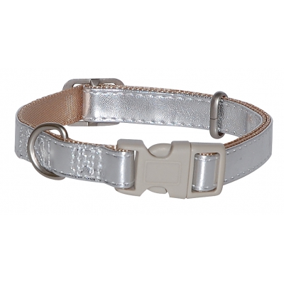 Collier pour chien - Silver Moon - argent verni - Vivog