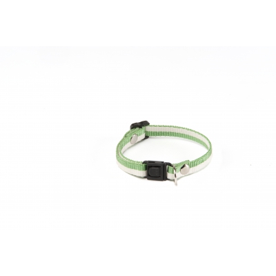 Collier réglable pour chat - Bambou - Vert