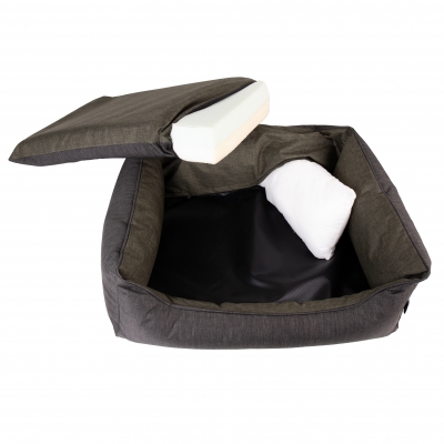 Corbeille - Collection Real Dreamer Anthracite - Kaki déoussable