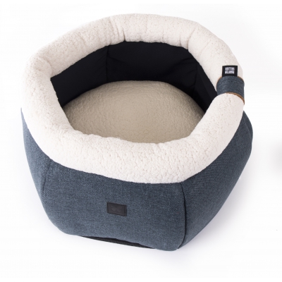 Corbeille Haute Ronde - Collection Guest House - Bleu 