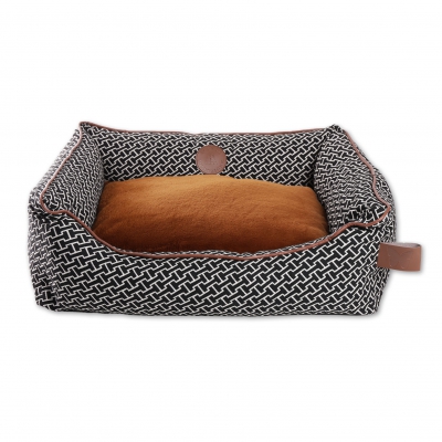 Corbeille marron pour chien - Avenue Montaigne