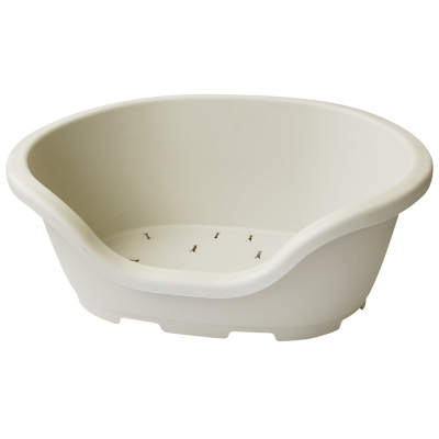 Corbeille plastique - Beige