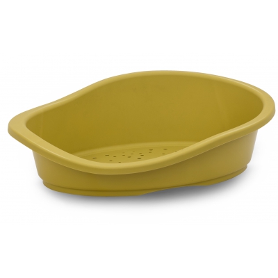 Corbeille plastique pour chien - vert