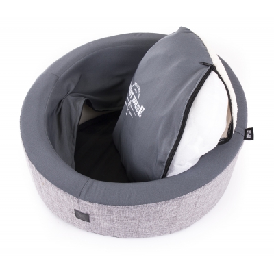 Corbeille ronde - Guest House - T57 - Gris