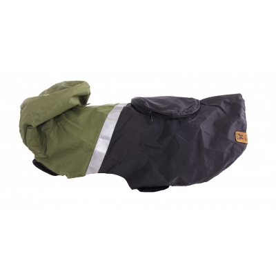 Coupe-vent - Imperméable Pocket - Kaki/ Noir 