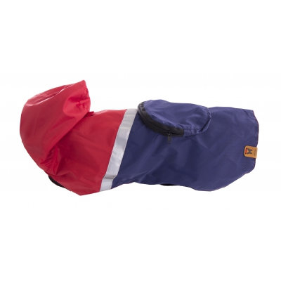 Coupe-vent - Imperméable Pocket - Marine/ Rouge 