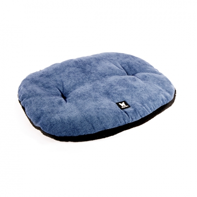 Coussin ovale bleu pour chien - Elégante