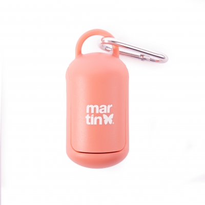 Distributeur sacs à crottes - rose