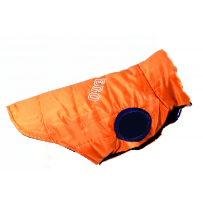 Doudoune Brooklyn bleu-orange