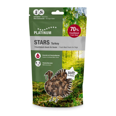 Friandise Platinium - Stars Dinde pour chien