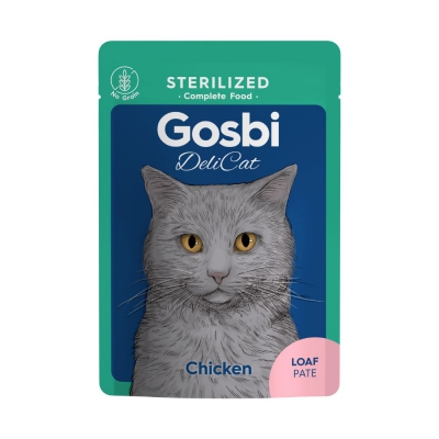 Gosbi delicat chat stérilisé au poulet loaf 70 g ok